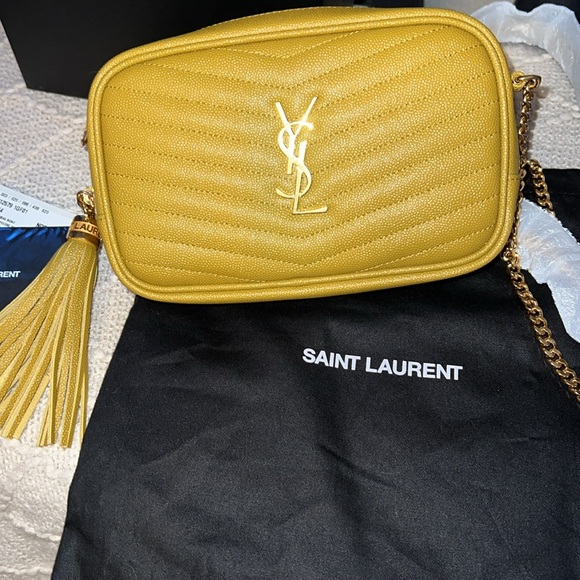 YSL!! NWT Mini Mono Grain De Poudre Royal. SOLD OUT STYLE/COLOR!! - Picture 5 of 9
